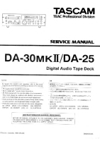 Tascam DA-25-DA-30-Mk2 - Service Manual 